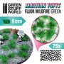 FLOCAGE - TOUFFE D'HERBE MARTIENNE (75) - FLUOR WILDFIRE GREEN - Eclaté