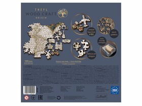 PUZZLE BOIS (1000 PIECES) - ANCIENT WORLD MAP - Arrière