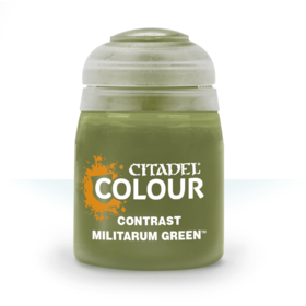 PEINTURE - CONTRAST - MILITARUM GREEN - Boîte