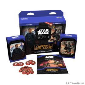 STAR WARS UNLIMITED - OMBRES DE LA GALAXIE - KIT DE DEMARRAGE 2 JOUEURS - Eclaté